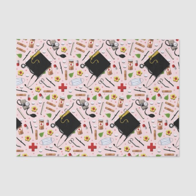 RN Nurse Graduation Tissue Paper (Front)