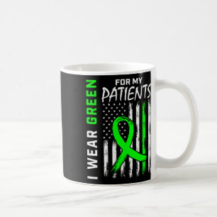 Rn Nurse Green For My Patients Kidney Disease Awar Coffee Mug
