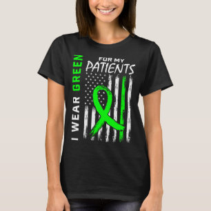 Rn Nurse Green For My Patients Kidney Disease Awar T-Shirt