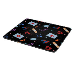 RN Nurse Nursing Student   Doctor Medical Pattern Cutting Board