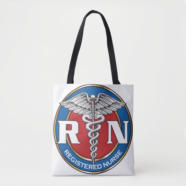 RN Nurse Tote Bag (Front)