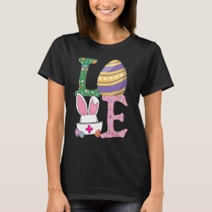 Rn Nurse With Eggs Stethoscope Wear With Scrubs Ea T-Shirt