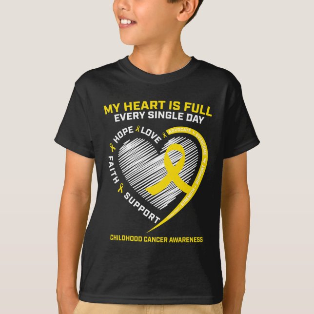 RN Paediatrics Oncologist Childhood Cancer Awarene T-Shirt (Front)