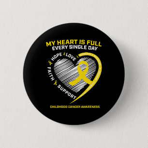 RN Pediatric Oncologist Childhood Cancer Awareness 6 Cm Round Badge