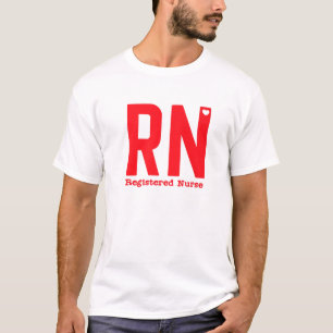 RN Registered Living That Nurse Life All Night Scr T-Shirt