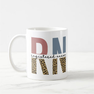 RN Registered Nurse Cheetah Print Nurse Graduation Coffee Mug