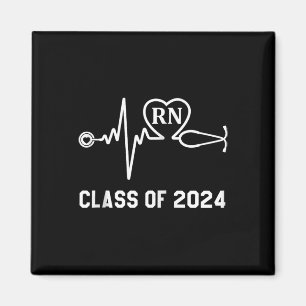 Rn Registered Nurse Graduation Class Of 2024 Nursi Magnet
