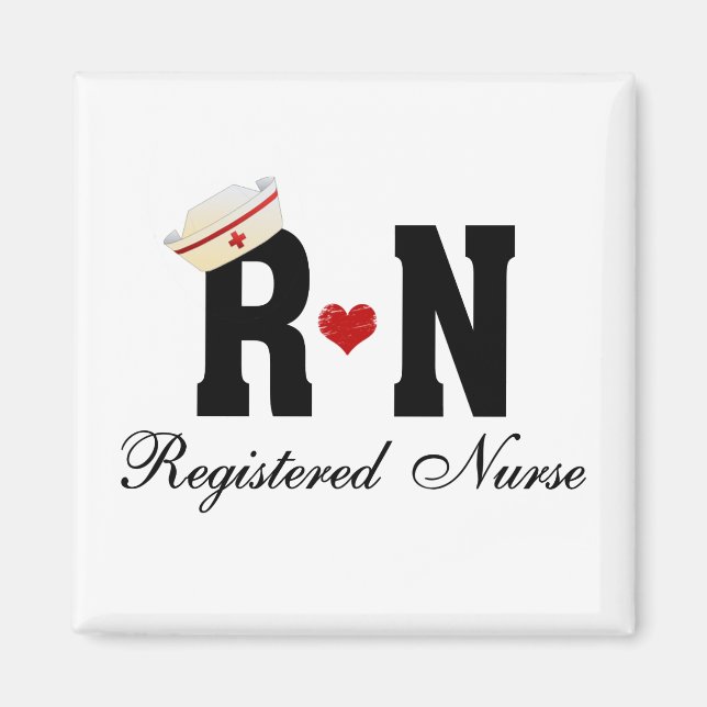 RN Registered Nurse Magnet (Front)