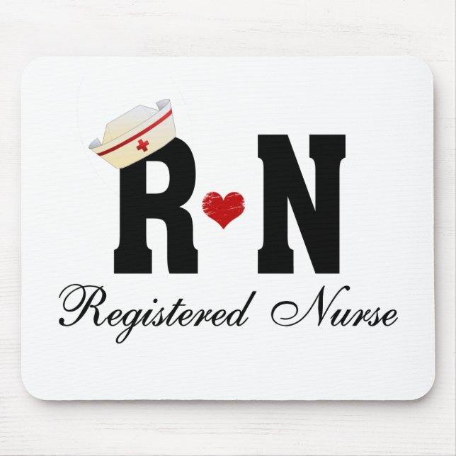 RN Registered Nurse Mouse Pad (Front)