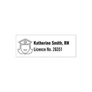 RN Registered Nurse Professional Self-inking Stamp
