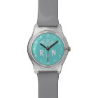 RN Registered Nurse watch with caduceus symbol