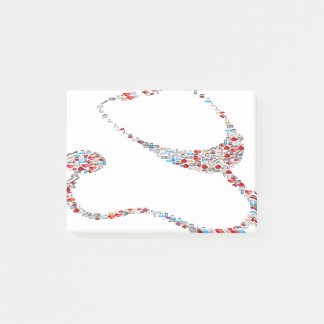 RN Stethoscope Post-it Notes