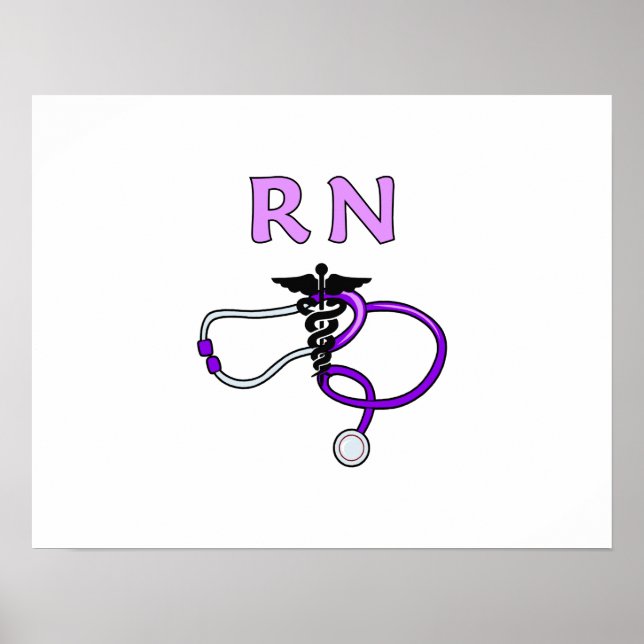 RN Stethoscope Poster (Front)