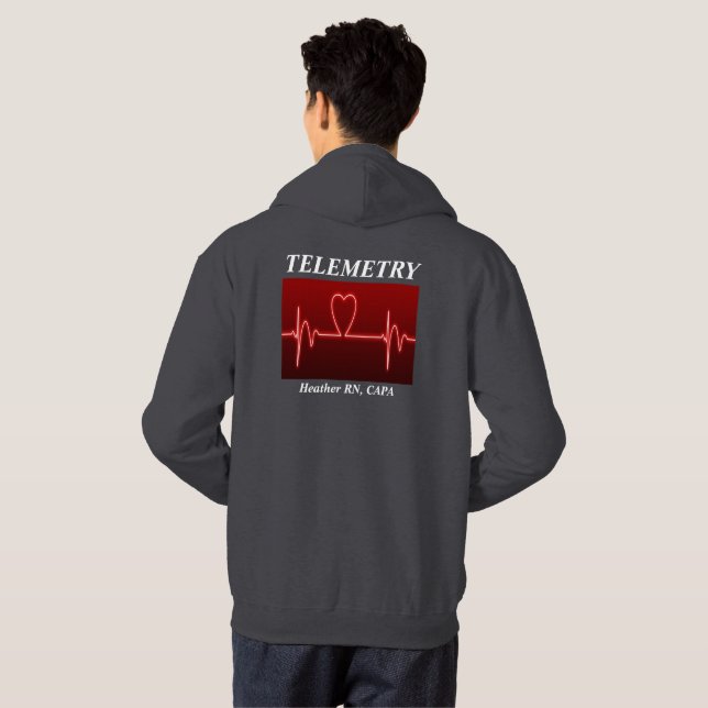 RN, Unit, Personalise, Name, Credentials, Hoodie (Back Full)