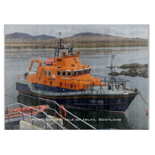 RNLI Lifeboat, Port Askaig, Islay, Scotland Cutting Board