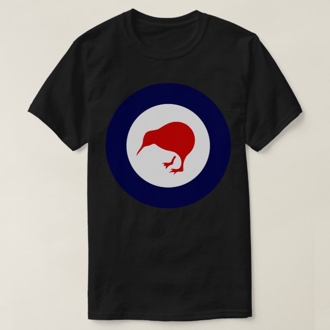 RNZAF Royal New Zealand Roundel T-Shirt (Design Front)