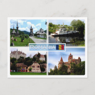 RO Barsana Monastery - Danube Delta - Sighisoara - Postcard