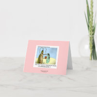Roach Motel Funny Cartoon Note Card