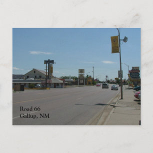 Road 66 - Gallup Postcard