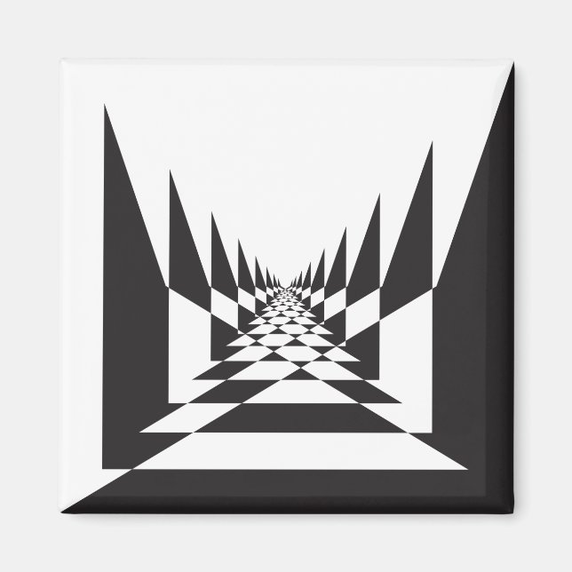 road abstract perspective magnet (Front)