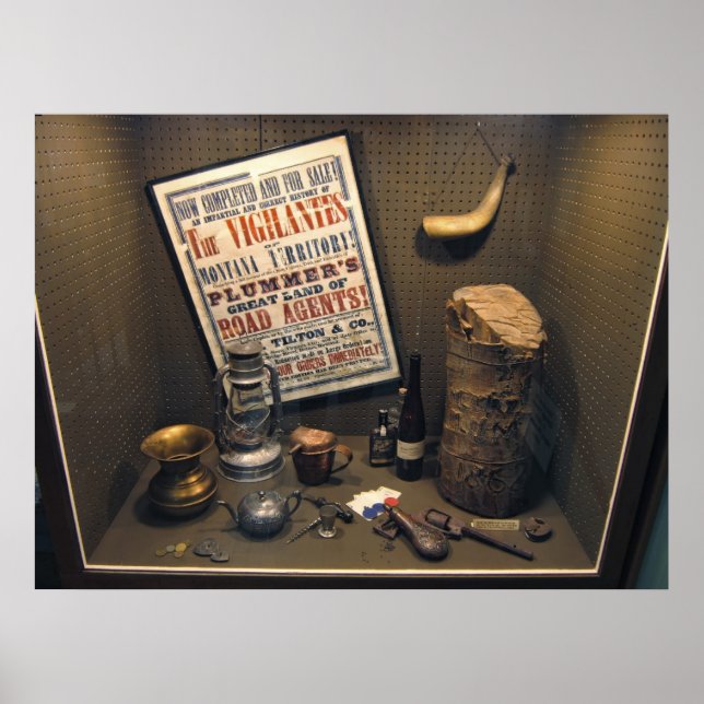 Road Agent Henry Plummer Diorama - Montana Poster (Front)