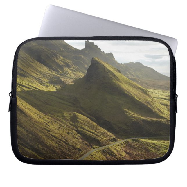Road ascending The Quiraing, Isle of Skye, Laptop Sleeve (Front)