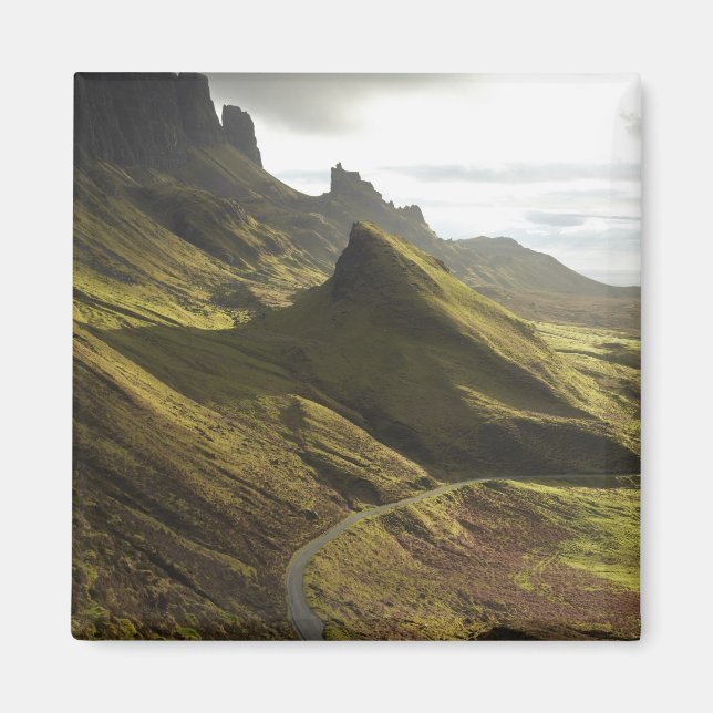 Road ascending The Quiraing, Isle of Skye, Magnet (Front)