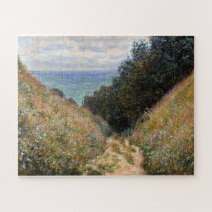 Road at La Cavée, Pourville, Monet  Jigsaw Puzzle