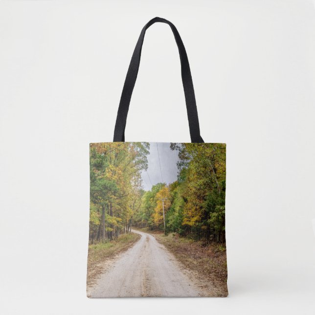 Road At Seasons Change Tote Bag (Front)