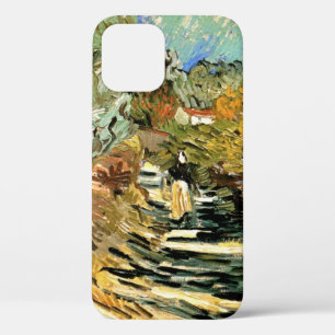Road at St Remy with Figure by Vincent van Gogh iPhone 12 Case