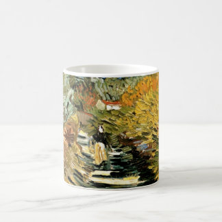 Road at St Remy with Figure by Vincent van Gogh Coffee Mug