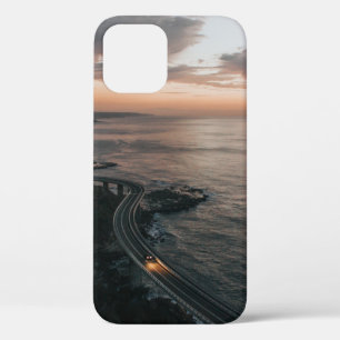 ROAD BESIDE BODY OF WATER iPhone 12 CASE