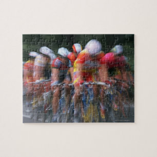 Road bicycle racing jigsaw puzzle