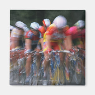 Road bicycle racing magnet
