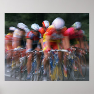 Road bicycle racing poster