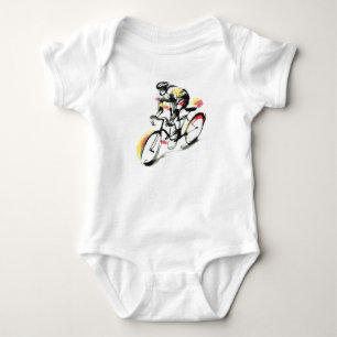 Road bike baby bodysuit