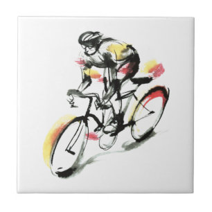 Road bike ceramic tile