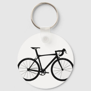 Road Bike Logo Key Ring
