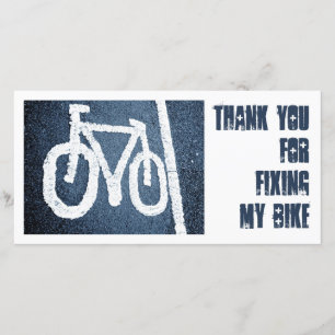 Road Bike - Thank You Card