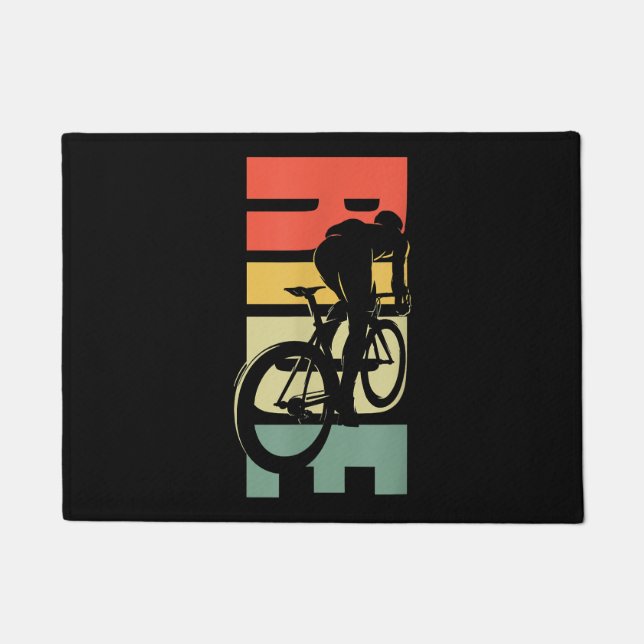 Road Biking Bicycle Cycling Doormat (Front)