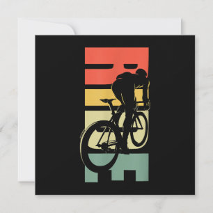 Road Biking Bicycle Cycling Invitation