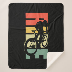Road Biking Bicycle Cycling Sherpa Blanket