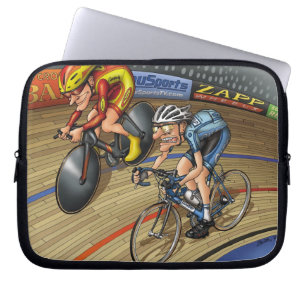 Road biking, it's not wrong but...laptop sleeve