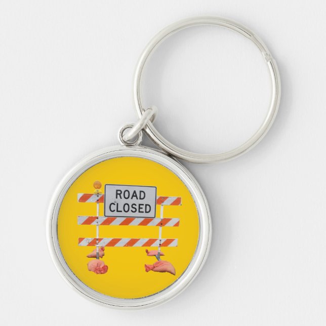 Road Block Key Ring (Front)