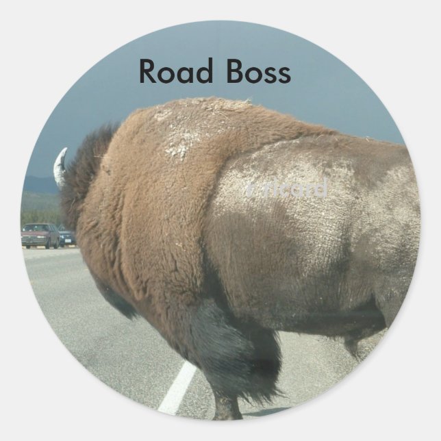Road Boss Sticker (Front)