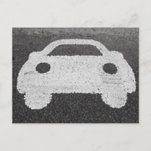 Road Car Postcard