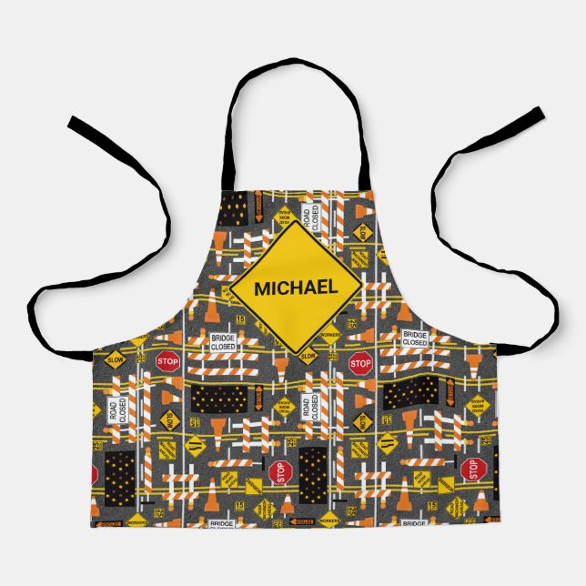 Road Construction Signs  Apron (Front)