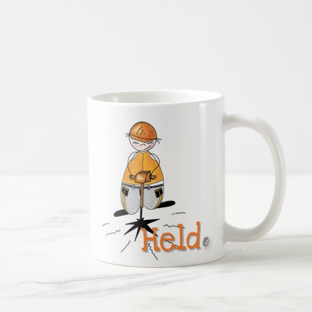 Road construction workers coffee mug (Right)