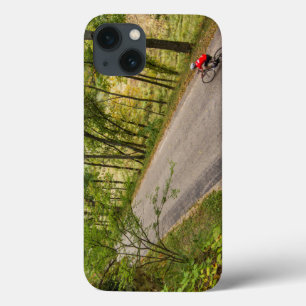Road Cycling On Rural Country Road iPhone 13 Case