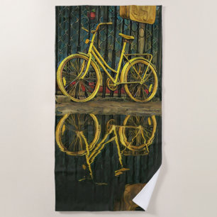 Road cyclist gifts beach towel